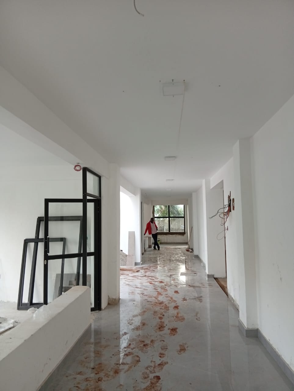 Current project interior circulation under construction